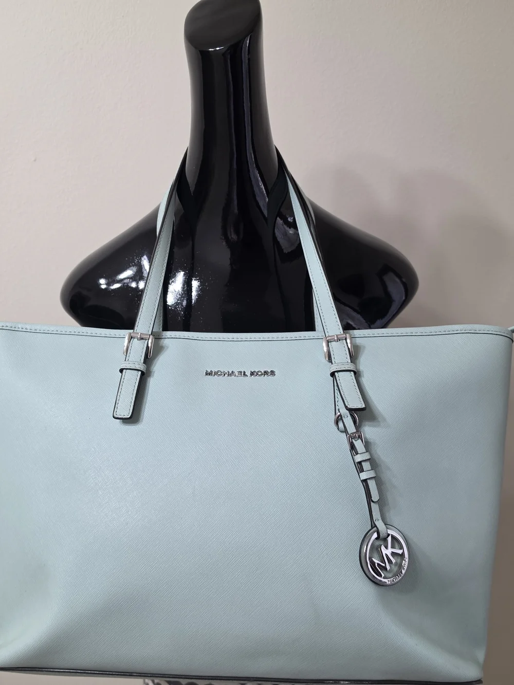 Michael Kors Light Blue Tote Bag